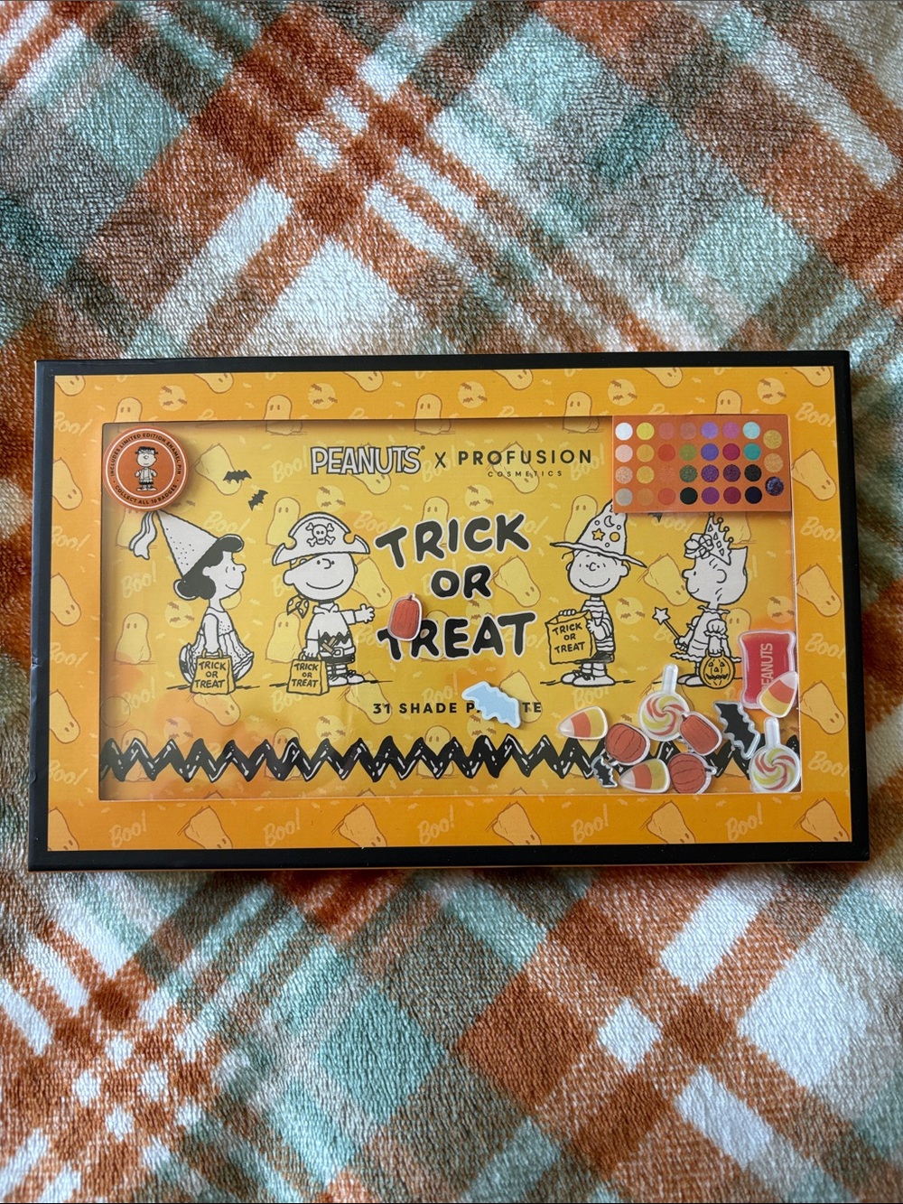 🎃 Peanuts x Profusion Trick or Treat 31 Shade Eyeshadow Palette